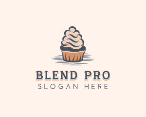 Sweet Muffin Cupcake logo design