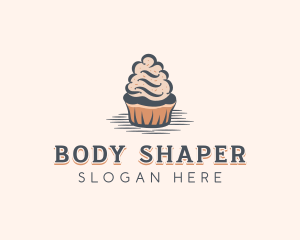 Sweet Muffin Cupcake logo design