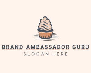 Sweet Muffin Cupcake logo design