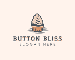 Sweet Muffin Cupcake logo design