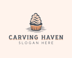 Sweet Muffin Cupcake logo design