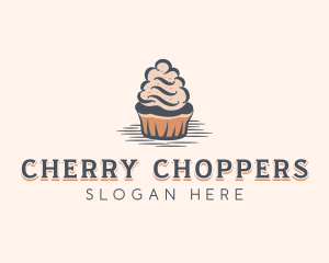 Sweet Muffin Cupcake logo design