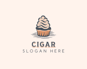 Sweet Muffin Cupcake logo design