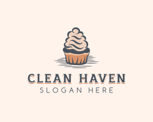 Sweet Muffin Cupcake logo design