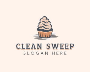 Sweet Muffin Cupcake logo design