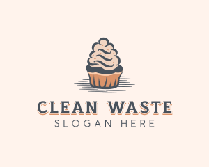 Sweet Muffin Cupcake logo design