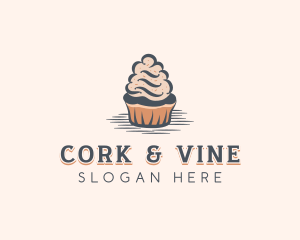 Sweet Muffin Cupcake logo design