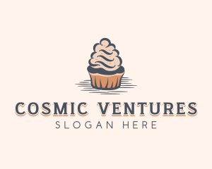 Sweet Muffin Cupcake logo design