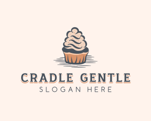 Sweet Muffin Cupcake logo design