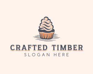 Sweet Muffin Cupcake logo design