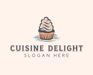 Sweet Muffin Cupcake logo design