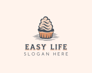 Sweet Muffin Cupcake logo design