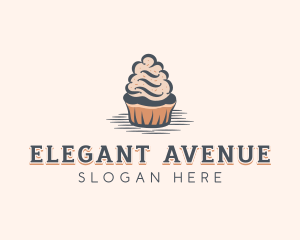 Sweet Muffin Cupcake logo design