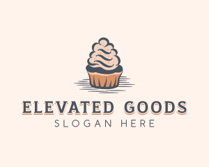 Sweet Muffin Cupcake logo design