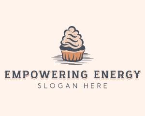 Sweet Muffin Cupcake logo design