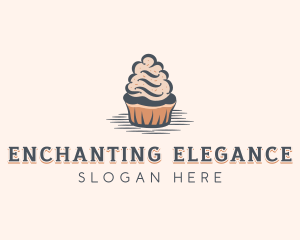 Sweet Muffin Cupcake logo design