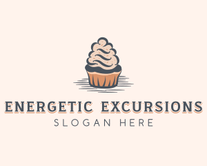 Sweet Muffin Cupcake logo design