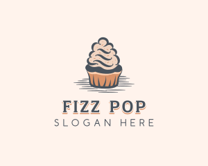 Sweet Muffin Cupcake logo design