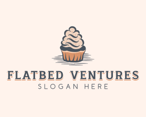 Sweet Muffin Cupcake logo design