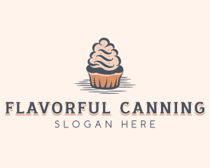 Sweet Muffin Cupcake logo design