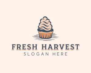 Sweet Muffin Cupcake logo design