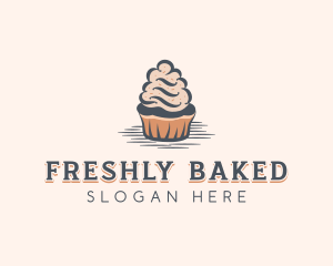 Sweet Muffin Cupcake logo design