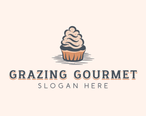 Sweet Muffin Cupcake logo design