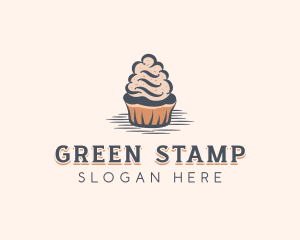 Sweet Muffin Cupcake logo design