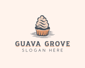 Sweet Muffin Cupcake logo design