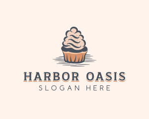 Sweet Muffin Cupcake logo design