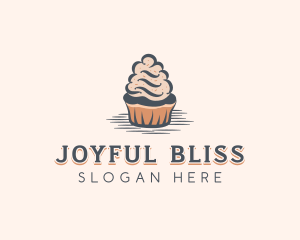 Sweet Muffin Cupcake logo design