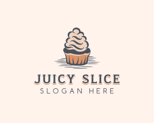 Sweet Muffin Cupcake logo design