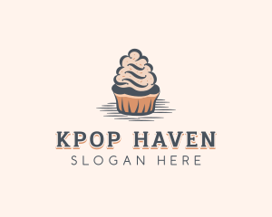 Sweet Muffin Cupcake logo design