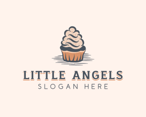 Sweet Muffin Cupcake logo design