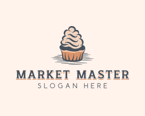 Sweet Muffin Cupcake logo design