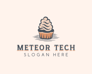 Sweet Muffin Cupcake logo design