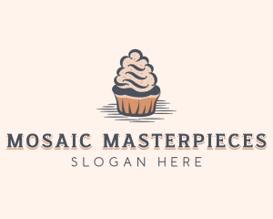 Sweet Muffin Cupcake logo design