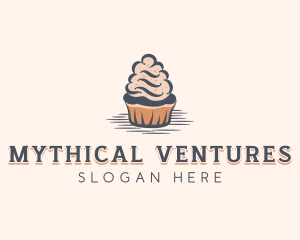 Sweet Muffin Cupcake logo design