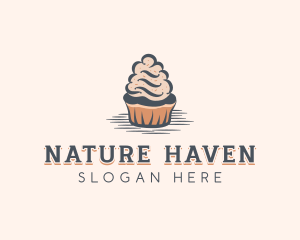 Sweet Muffin Cupcake logo design