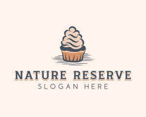 Sweet Muffin Cupcake logo design