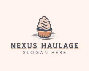 Sweet Muffin Cupcake logo design