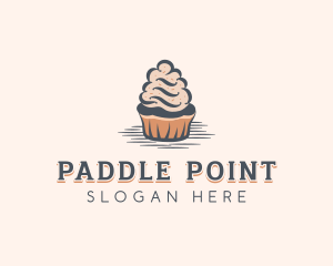 Sweet Muffin Cupcake logo design