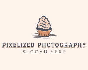 Sweet Muffin Cupcake logo design