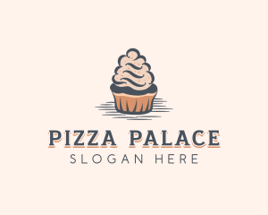 Sweet Muffin Cupcake logo design