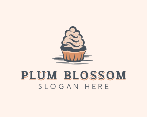 Sweet Muffin Cupcake logo design