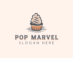 Sweet Muffin Cupcake logo design