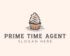 Sweet Muffin Cupcake logo design