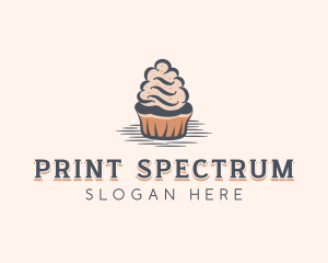 Sweet Muffin Cupcake logo design