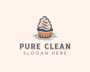 Sweet Muffin Cupcake logo design