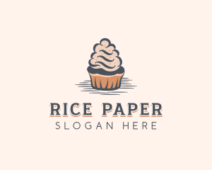 Sweet Muffin Cupcake logo design